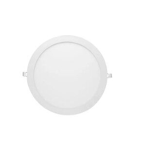 Panel LED Embutido Redondo Blanco 24W Luz Fría