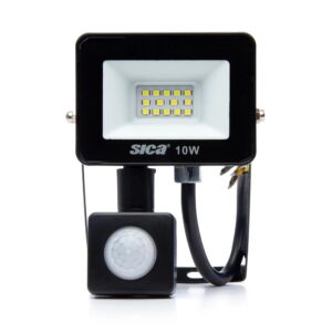Proyector LED con Sensor de Movimiento 10W Luz Fría