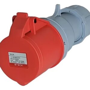 Acople Industrial 3P+T 32A 380/440V 6H IP67