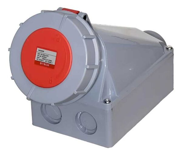 Toma Industrial de Sobreponer 3P+T 63A 380/440V 6H IP67