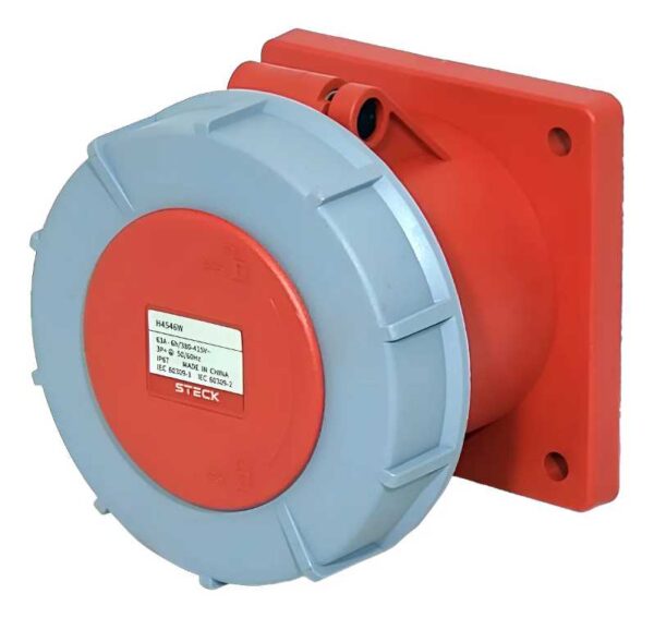 Toma Industrial de Embutir 3P+T 63A 380/440V 6H IP67