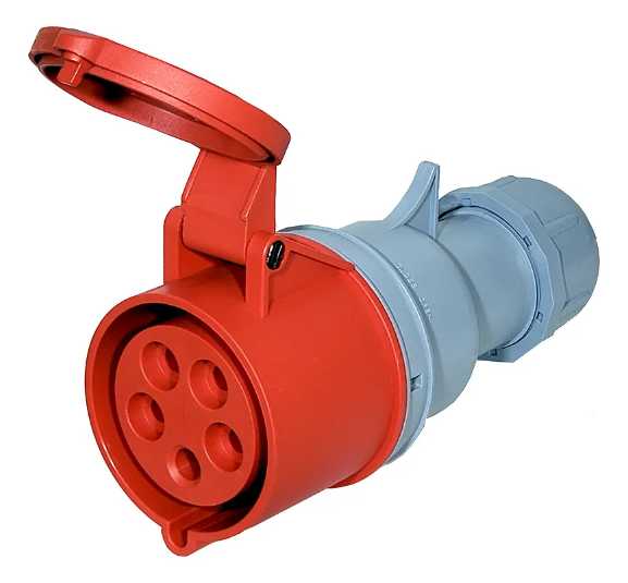 Acople Industrial 3P+N+T 16A IP44
