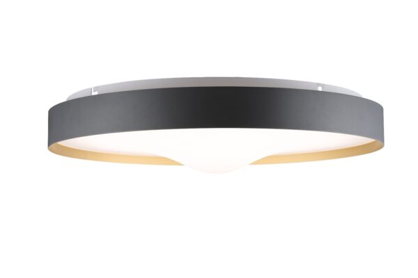 Plafón Fuskal LED 45W Gris-Dorado Cálido