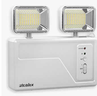 Luz de Emergencia LED Compacta 8091 con Faros