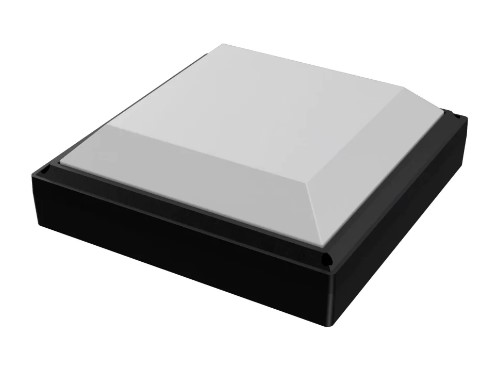 Aplique Tortuga Cuadrada E27 Negra