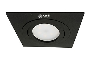Spot de Embutir Fidel GU10 Negro