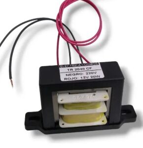 Transformador para Cerradura 30/20 W de 220 V a 12 V