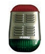 Semáforo LED 220 VCA Rojo y Verde de Acero Inoxidable