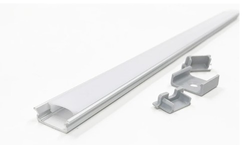 Perfil Vacío de Aluminio de 3 Metros para Embutir o Superponer