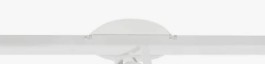 Base Listón para 2 Lámparas 40 cm Blanca