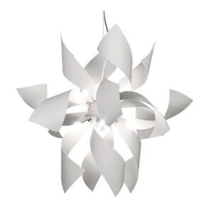 Araña Mandala Blanca de 8 Luces G9