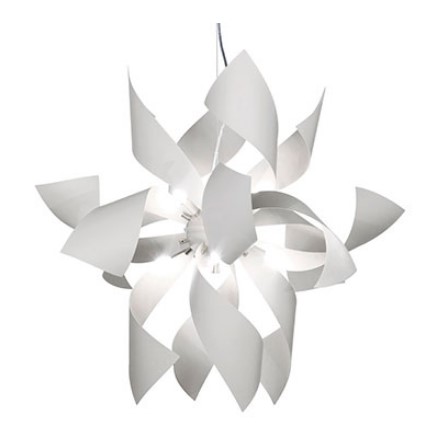 RON2010.jpg Araña Mandala Blanca de 8 Luces G9
