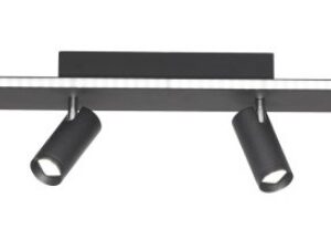 Aplique Duo Negro de 2 Luces