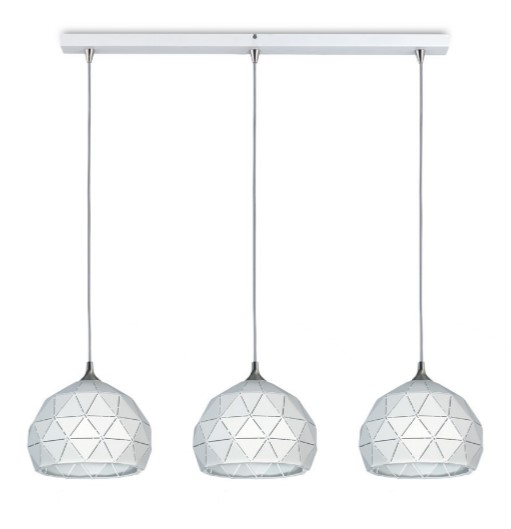 Colgante Bari Blanco de 3 Luces G9
